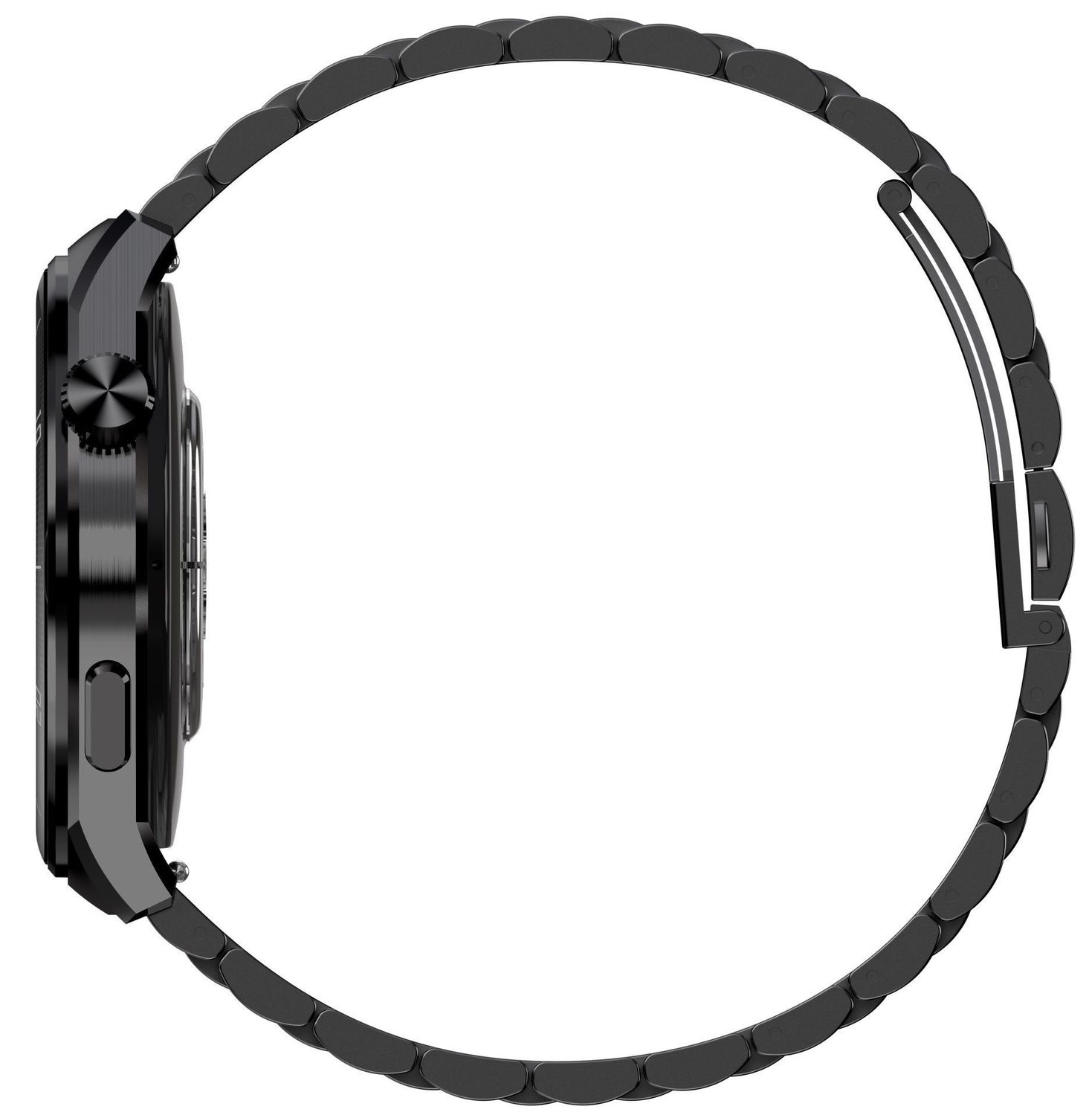 Smartwatch męski Garett V12 czarny stalowy. Smartwatch męski Garett. Zegarek męski Garett. Męski zegarek z bluetooth. Męski zegarek smartwatch z rozmowami. Zegarek z funkcjami sportowymi. Zegarek męski na bransolecie Garett idealny na prezent  (4).jpg